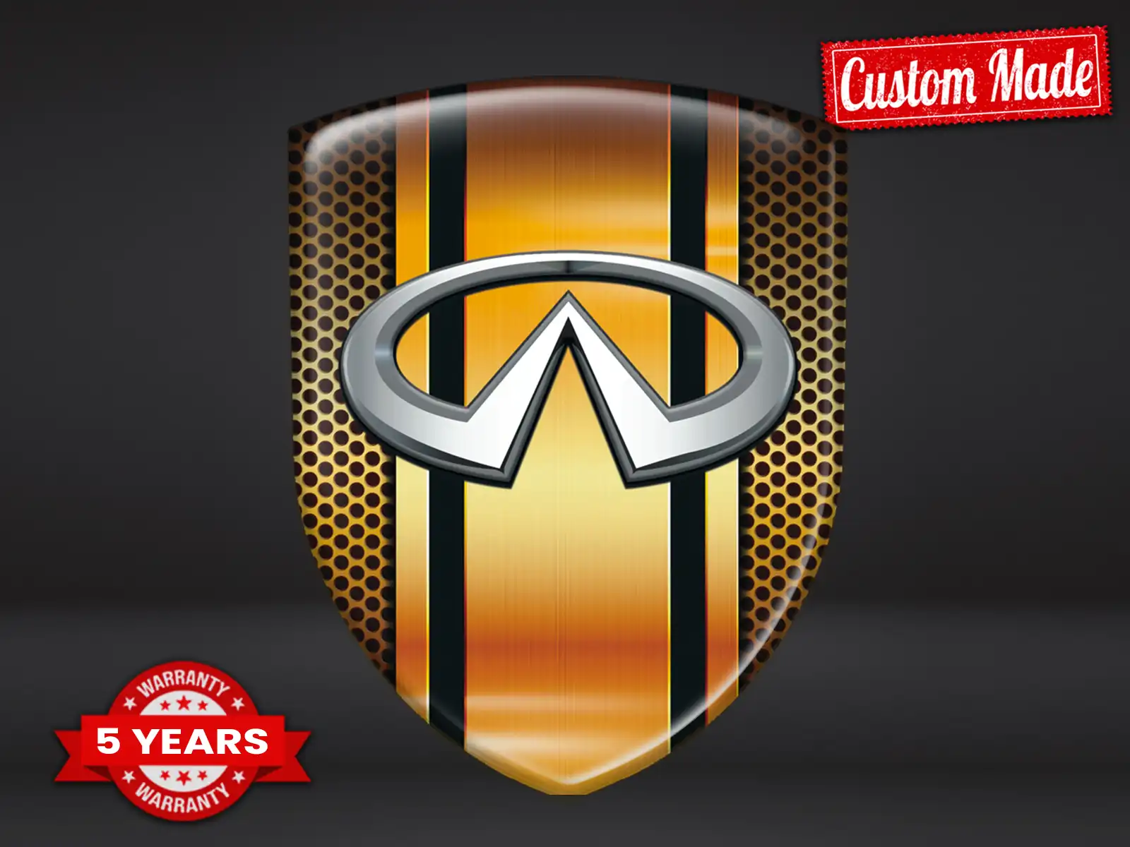 Infiniti Selbstklebende Aufkleber Custom Stil Glänzende Domes